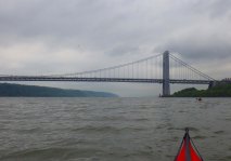 We approach the George Washington Bridge