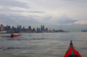 We paddle back past Midtown