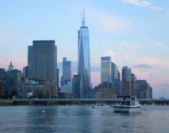 Freedom Tower in the dusk