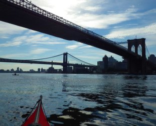Under the Brooklyn and Manhattan Bridges