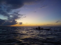 ... and paddle on into the last night of the trip: just a few miles to go to Key Largo
