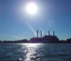 The ConEdison power plant in the sun