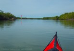 We paddle back down Indian Key Pass