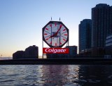 The Colgate Clock shows the correct time, for once
