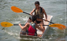 Cardboard Kayak Race 20
