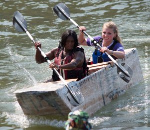 Cardboard Kayak Race 56